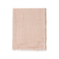 Jollein Organic Muslin Cot Blanket - Fringe - Moonstone/Ivory