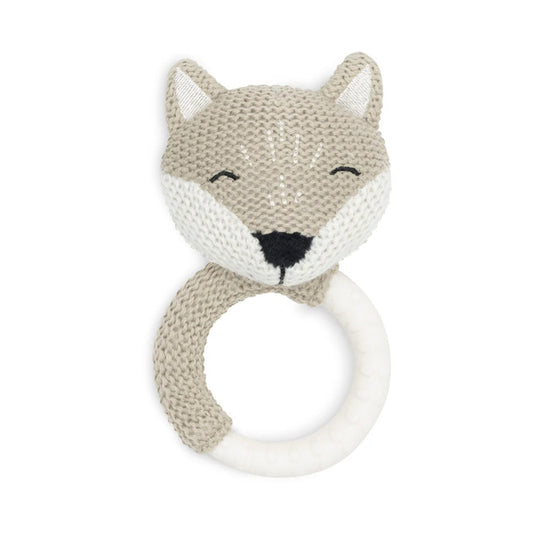 Jollein Silicone Teething Ring - Fox