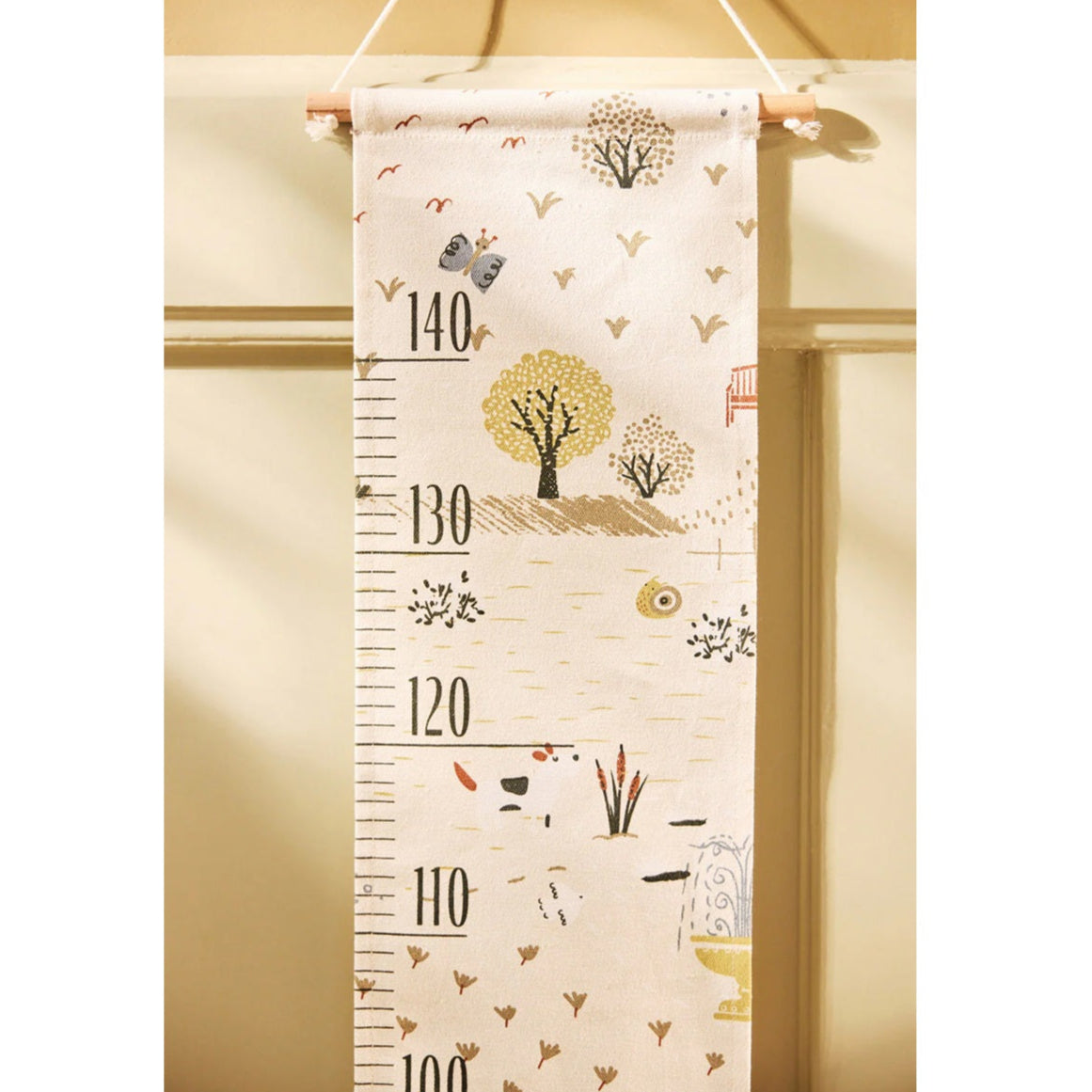 Jollein Cotton Canvas Height Chart - Tiny Park