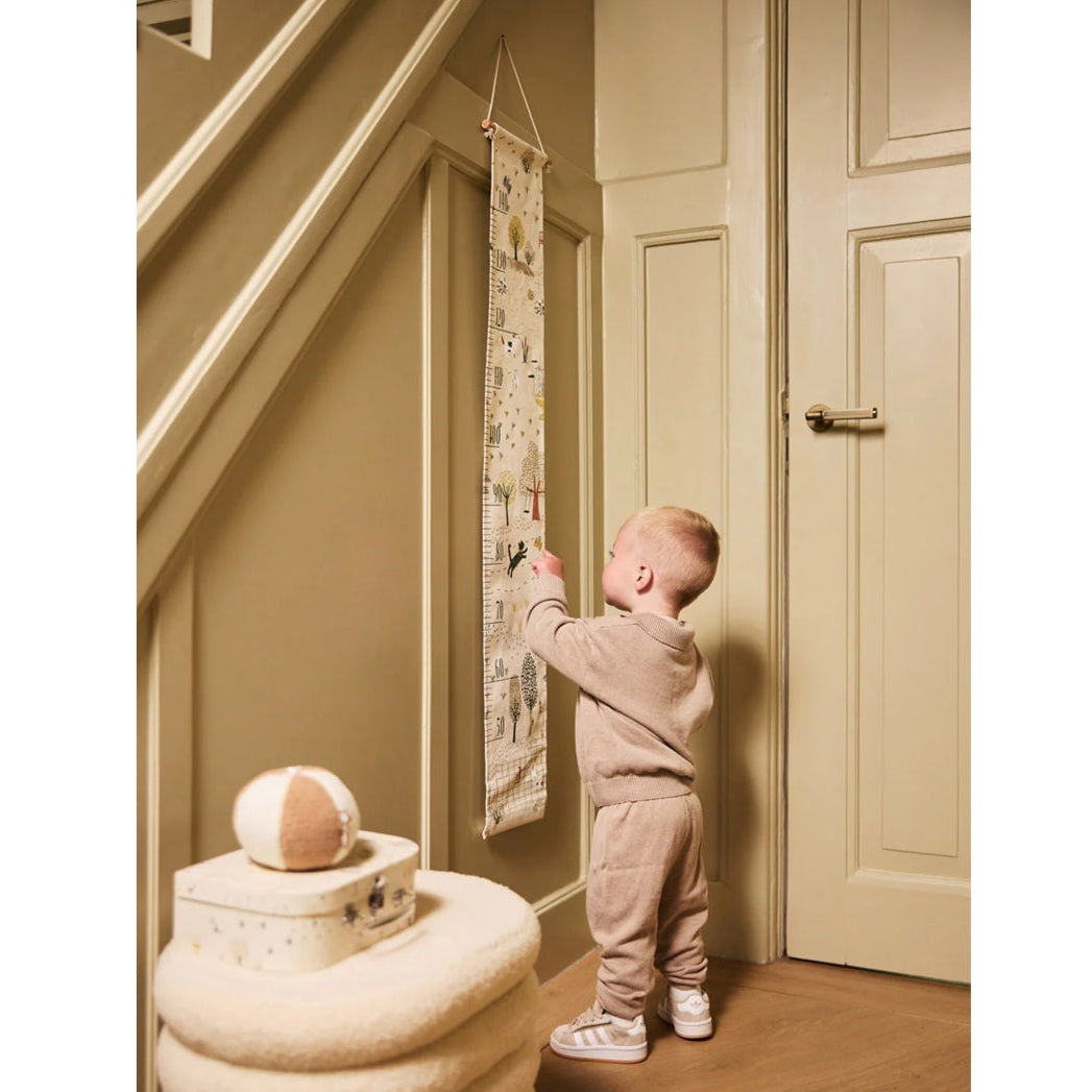 Jollein Cotton Canvas Height Chart - Tiny Park