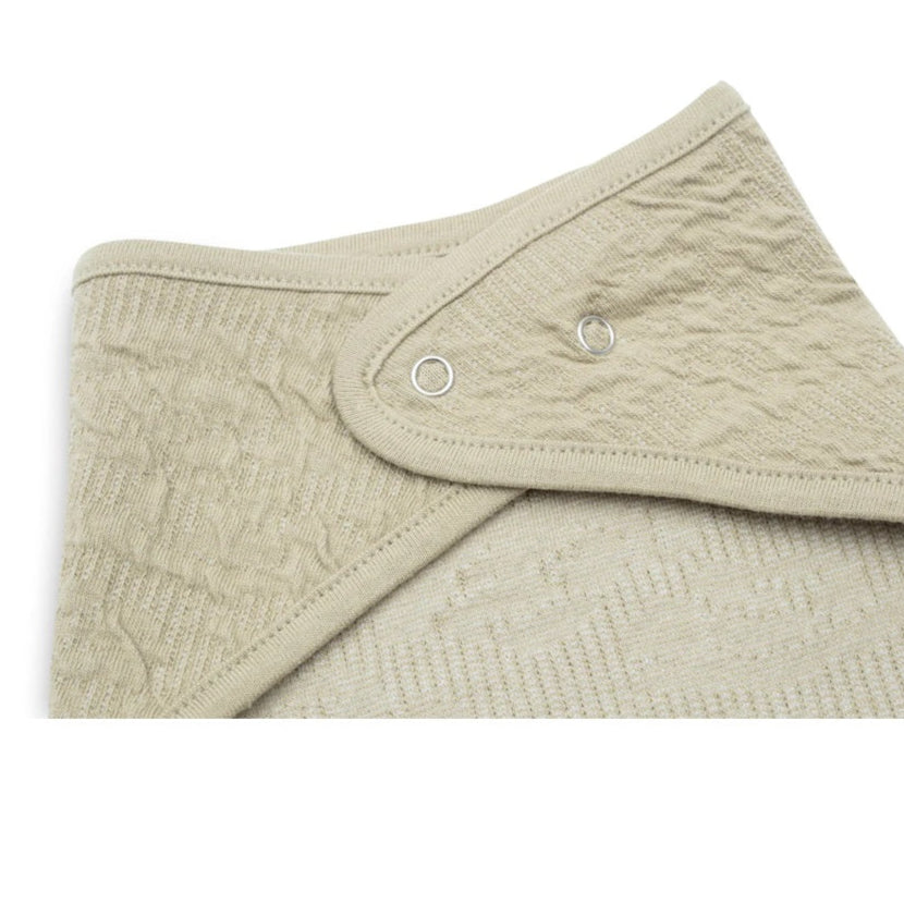 Jollein Baby Bandana Dribble Bib - 2 Pack - Soft Waves Olive Green