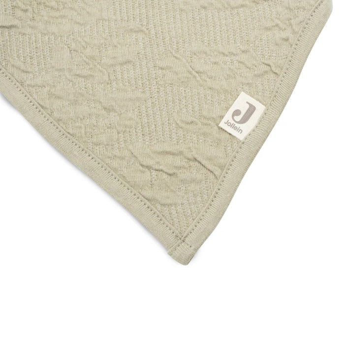 Jollein Baby Bandana Dribble Bib - 2 Pack - Soft Waves Olive Green