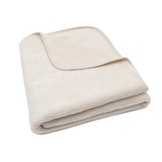 Jollein Organic Sherpa Blanket - Oatmeal