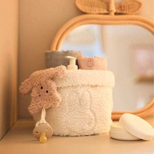Jollein Changing Table Basket - Teddy Miffy Oatmeal