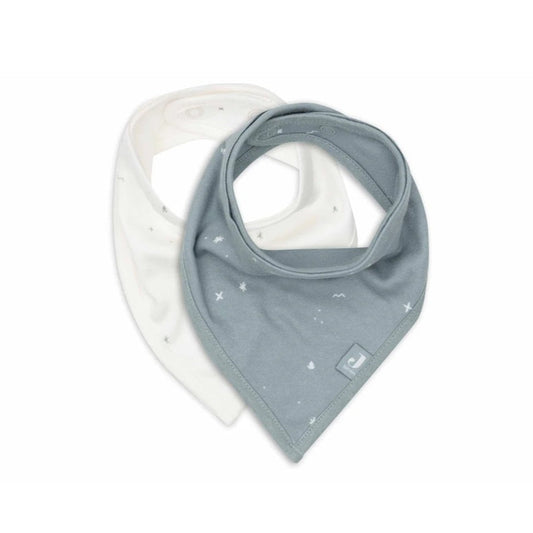 Jollein Baby Bandana Dribble Bib - 2 Pack - Twinkling Sea Green