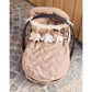Jollein Stroller Footmuff - Embossed - Milky Coffee