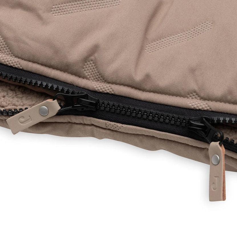 Jollein Stroller Footmuff - Embossed - Milky Coffee