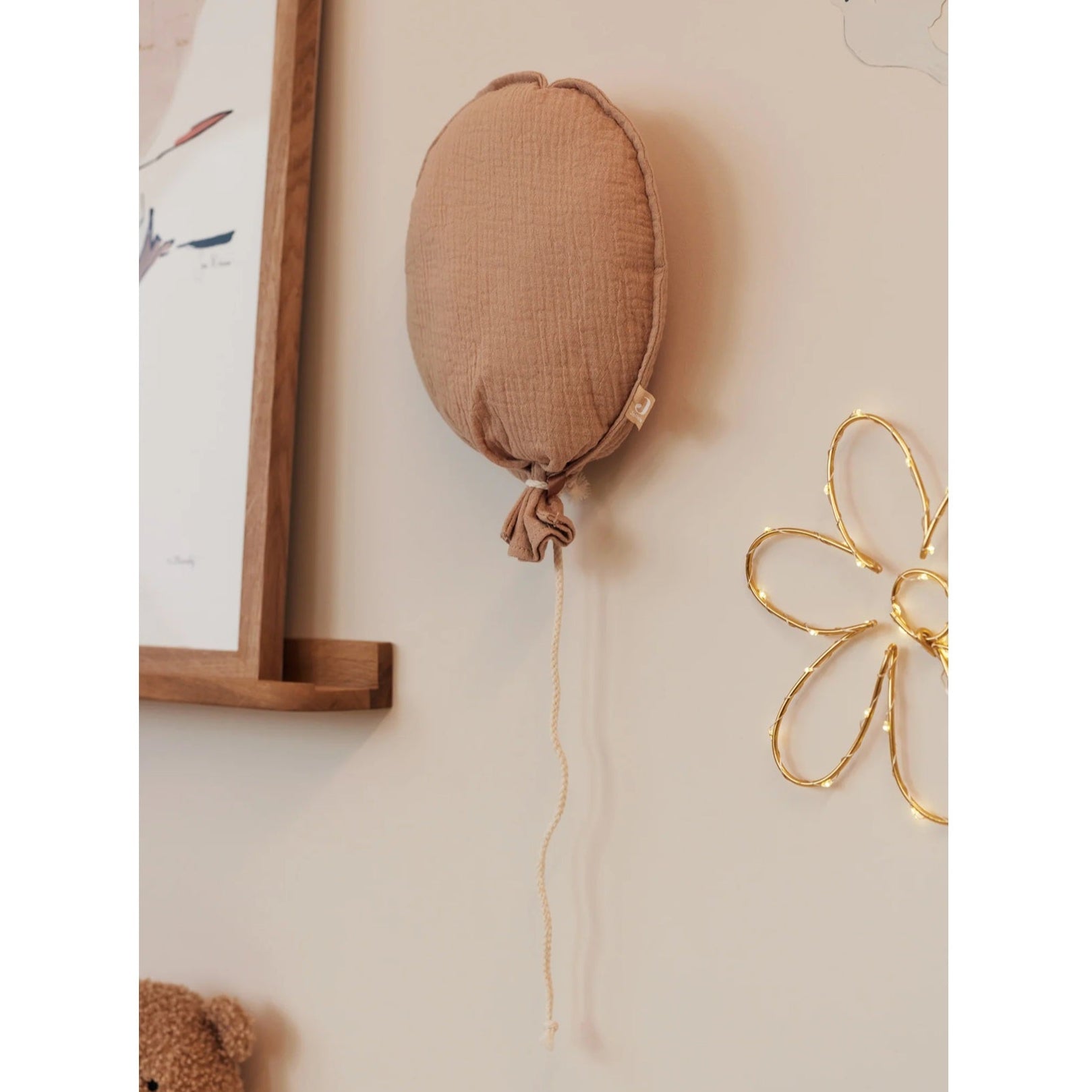Jollein cotton Balloon Wall Decoration - Biscuit