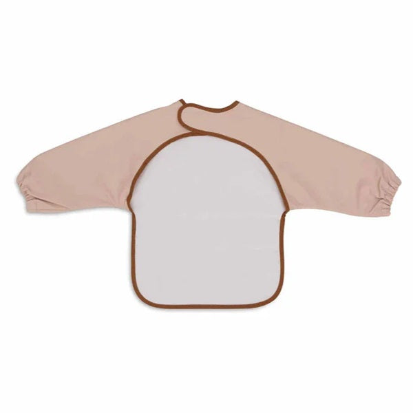 Jollein Long Sleeve Waterproof Bib - Snuffy Peekaboo - Wild Rose