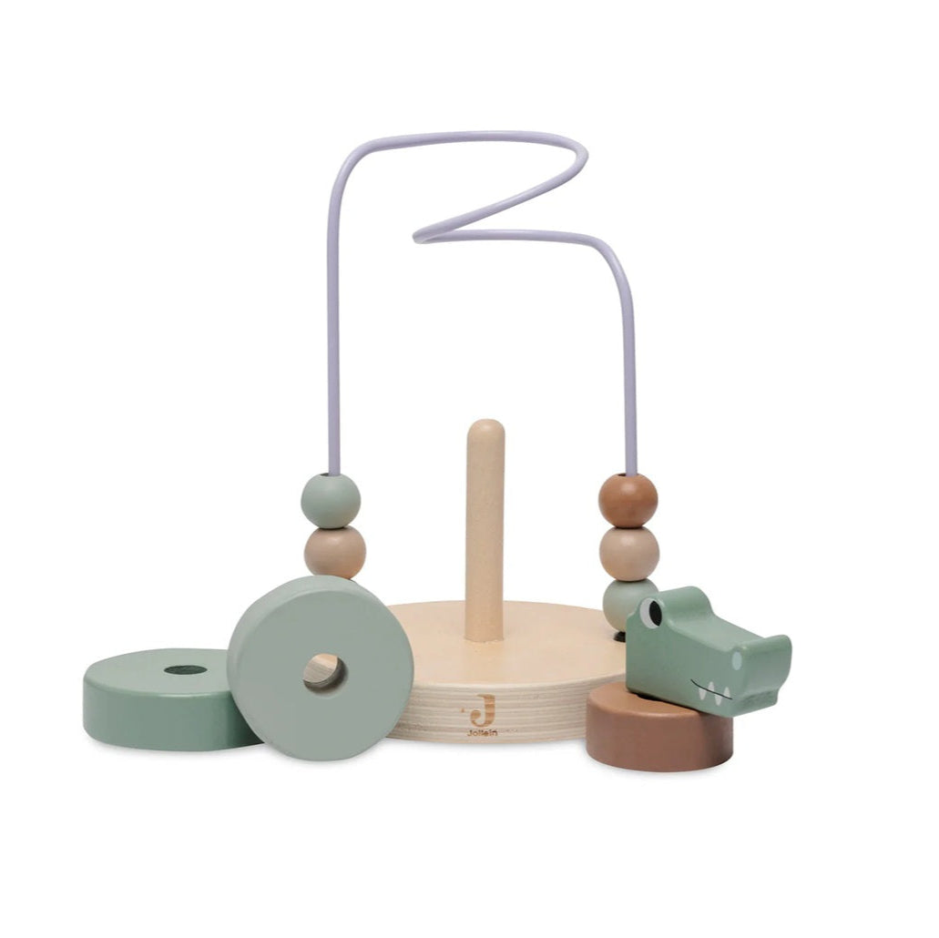 Jollein Wooden Bead Maze - Jungle Jambo