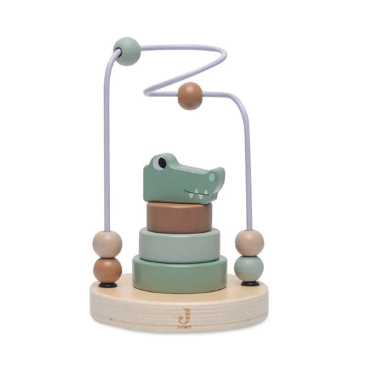 Jollein Wooden Bead Maze - Jungle Jambo