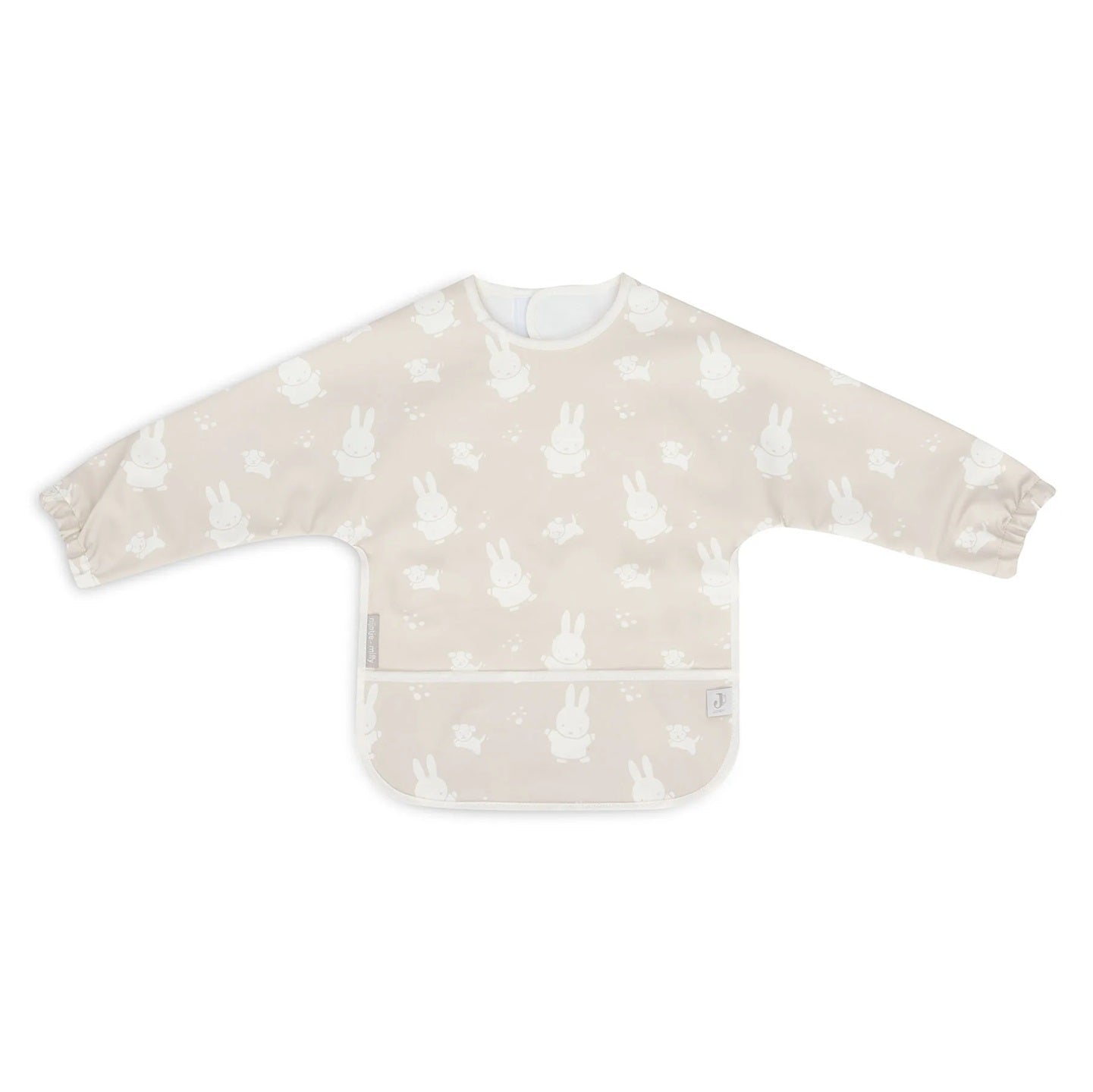 Jollein Long Sleeve Waterproof Bib - Miffy & Snuffy - Nougat