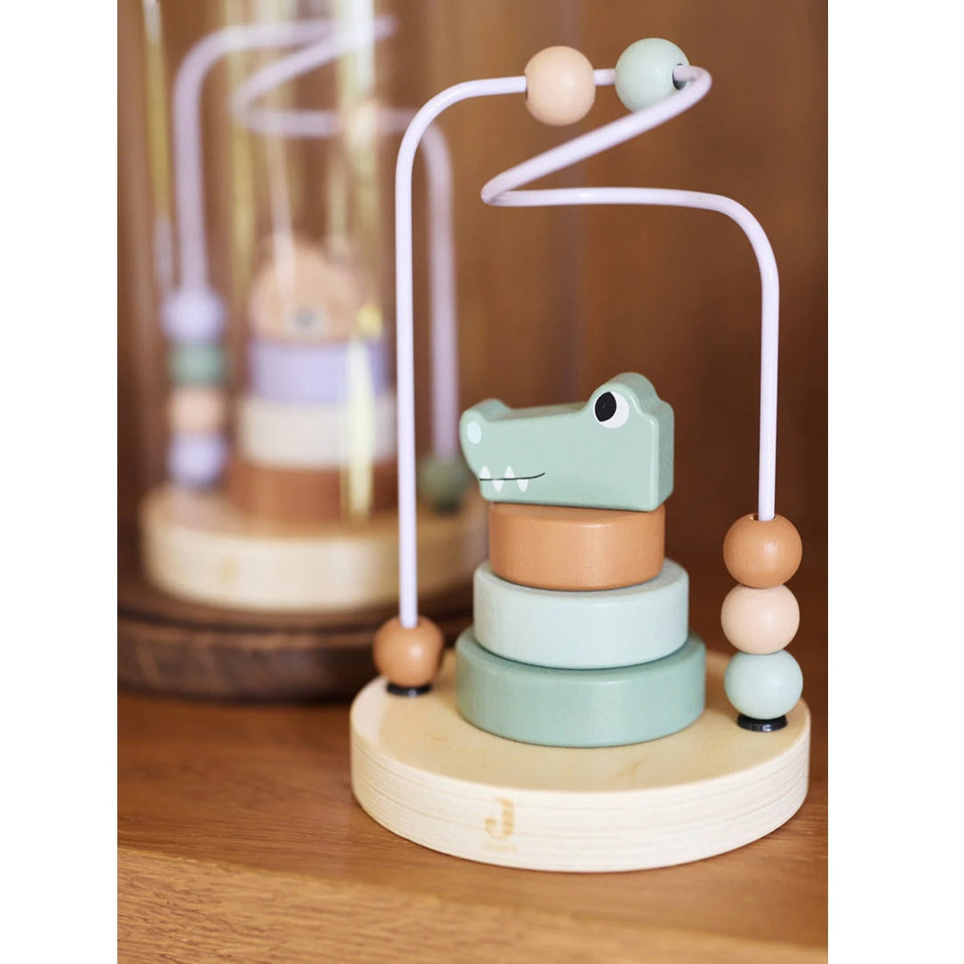 Jollein Wooden Bead Maze - Jungle Jambo
