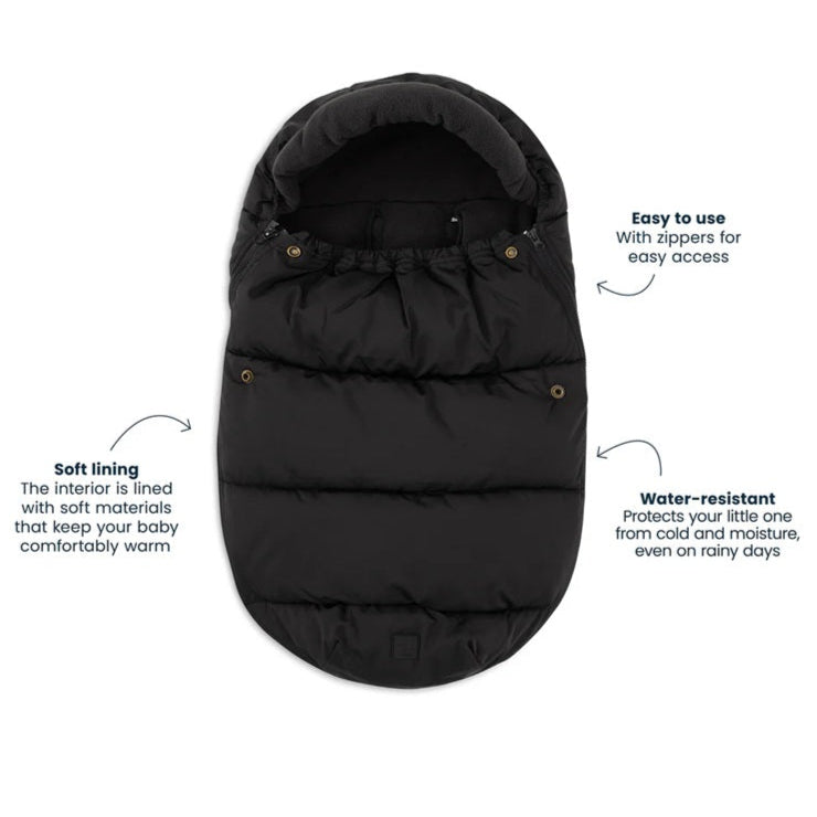 Jollein Footmuff - Puffed Black