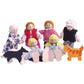 Bigjigs Heritage Doll Family Playset