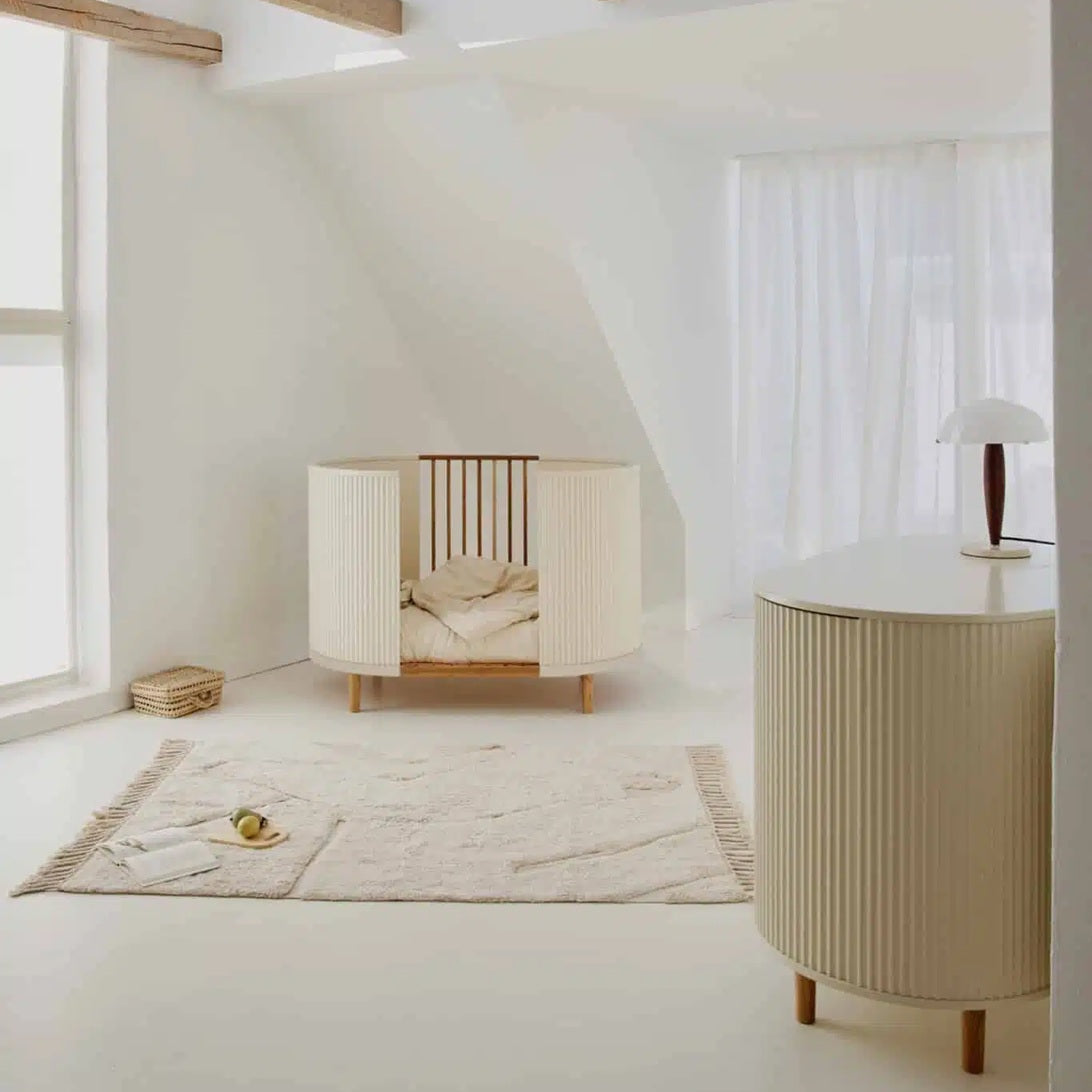 Kas Kopenhagen Kai Baby Cot - Cream Oak