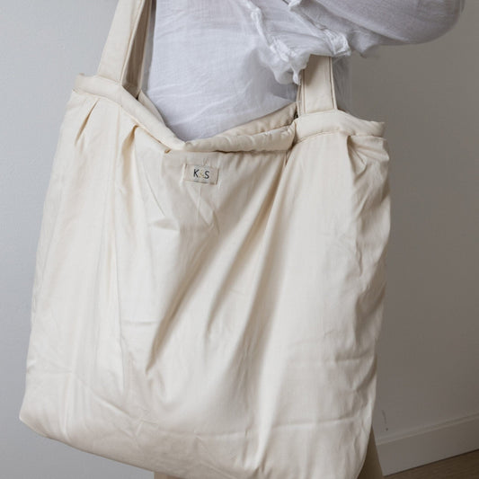 Kas Kopenhagen Multipurpose Tote Bag - Beige