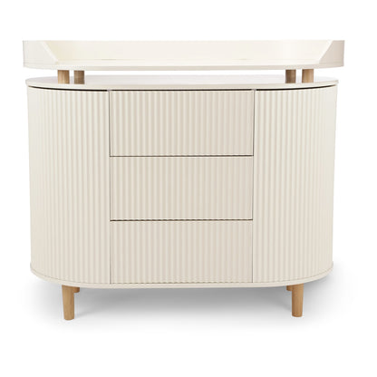 Kas Kopenhagen Kai Dresser & Changing Unit - Cream Oak