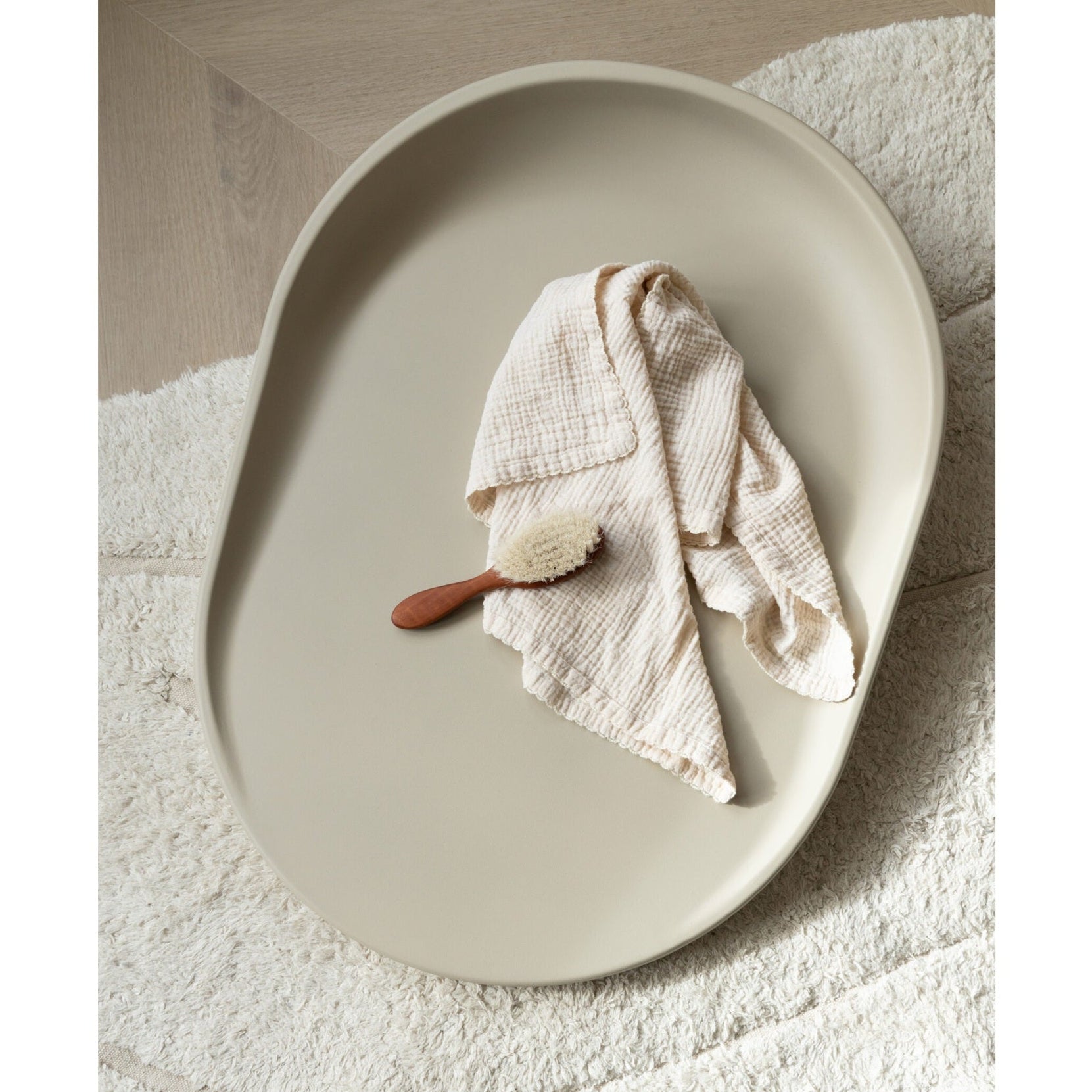 Kas Kopenhagen Kai Baby Changing Mat - Dusty Olive