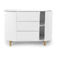 Kas Kopenhagen Kai Dresser & Changing Unit - White Oak