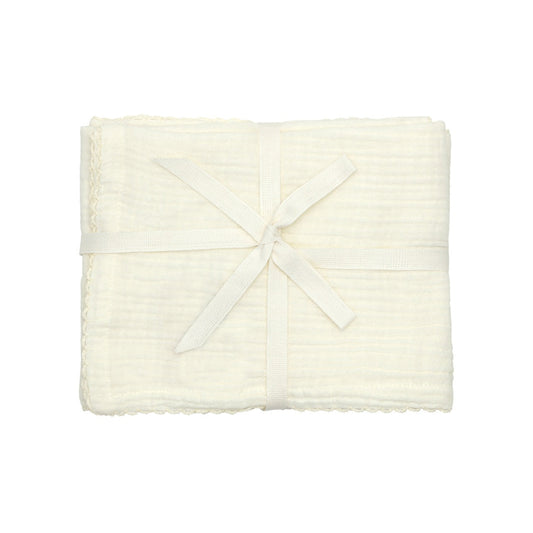Kas Kopenhagen Kai Organic Muslin Cloths - 2 Pack - White