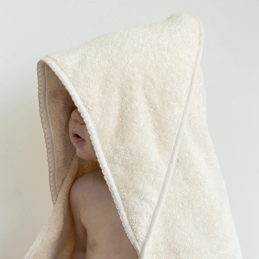 Kas Kopenhagen Hooded Baby Towel - Lace
