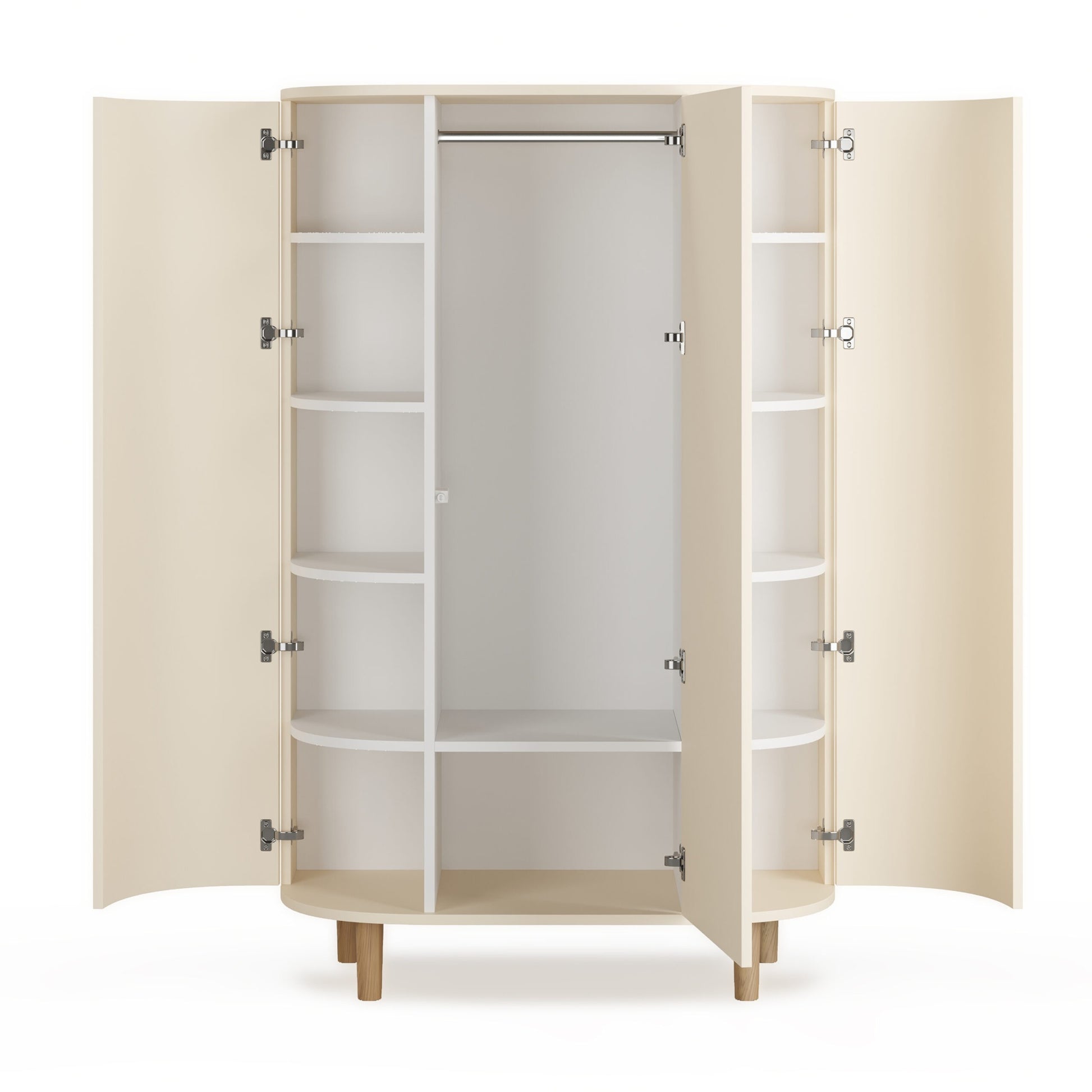 Kas Kopenhagen Kai Wardrobe - Cream Oak