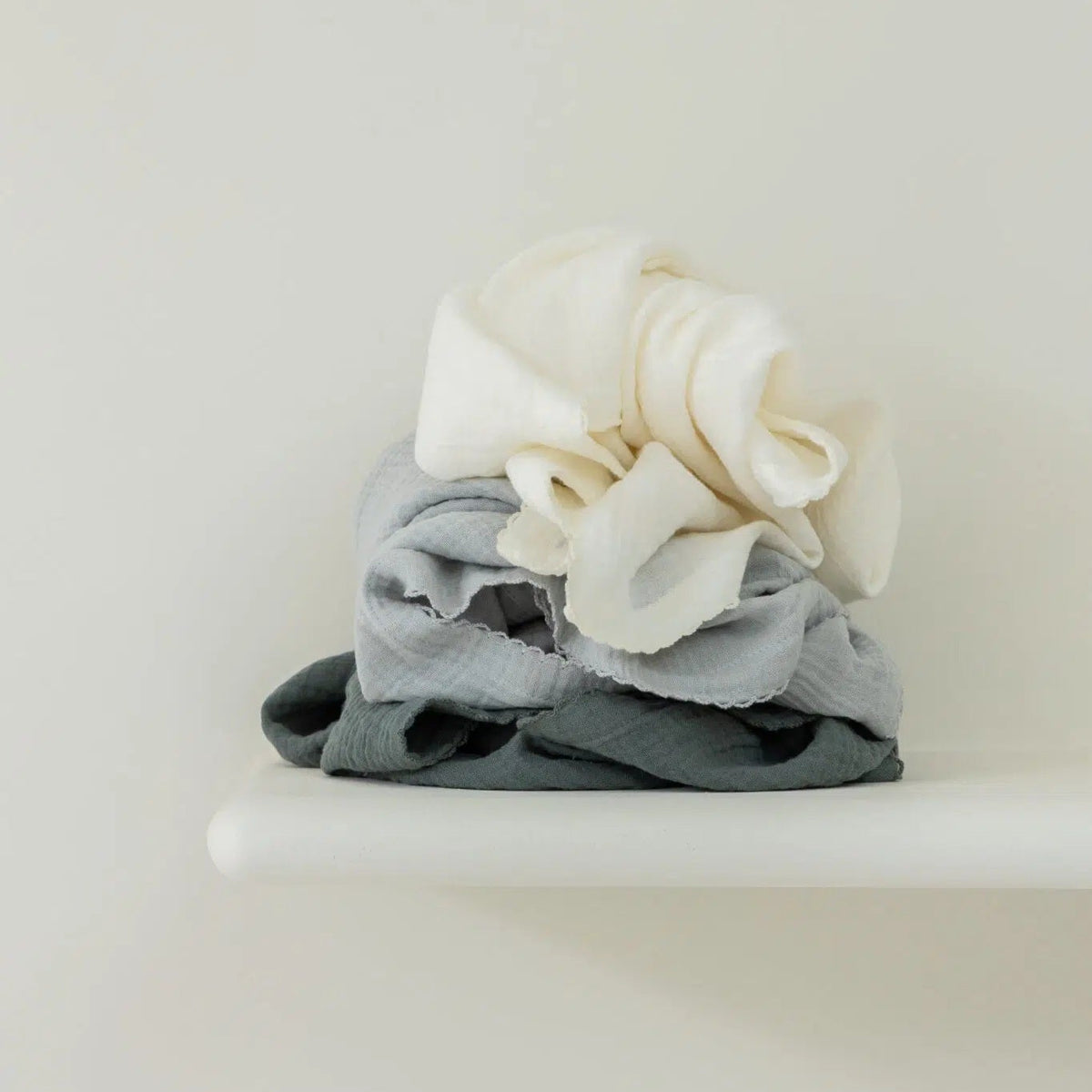 Kas Kopenhagen Kai Muslin Cloths - 3 Pk - Blue