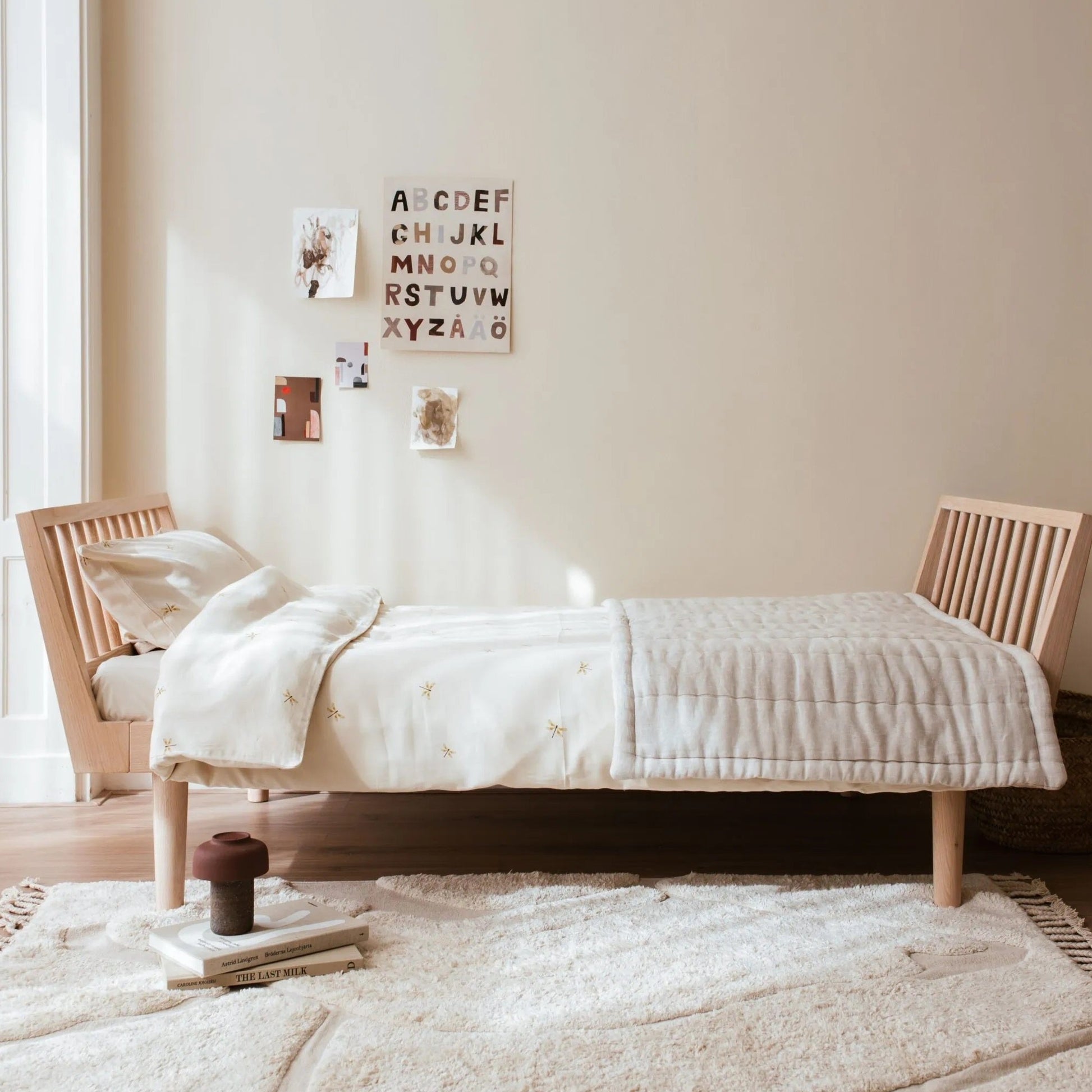 Kas Kopenhagen Eli Solid Oak Single & Junior Bed