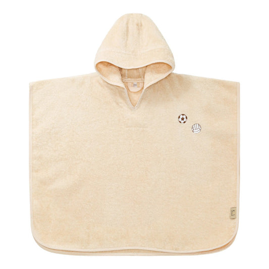 Kas Kopenhagen Hooded Poncho - Embroidered Football 