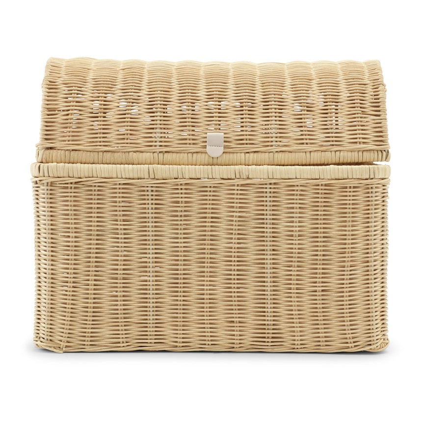 Kas Kopenhagen Raffia Storage Basket - Sand