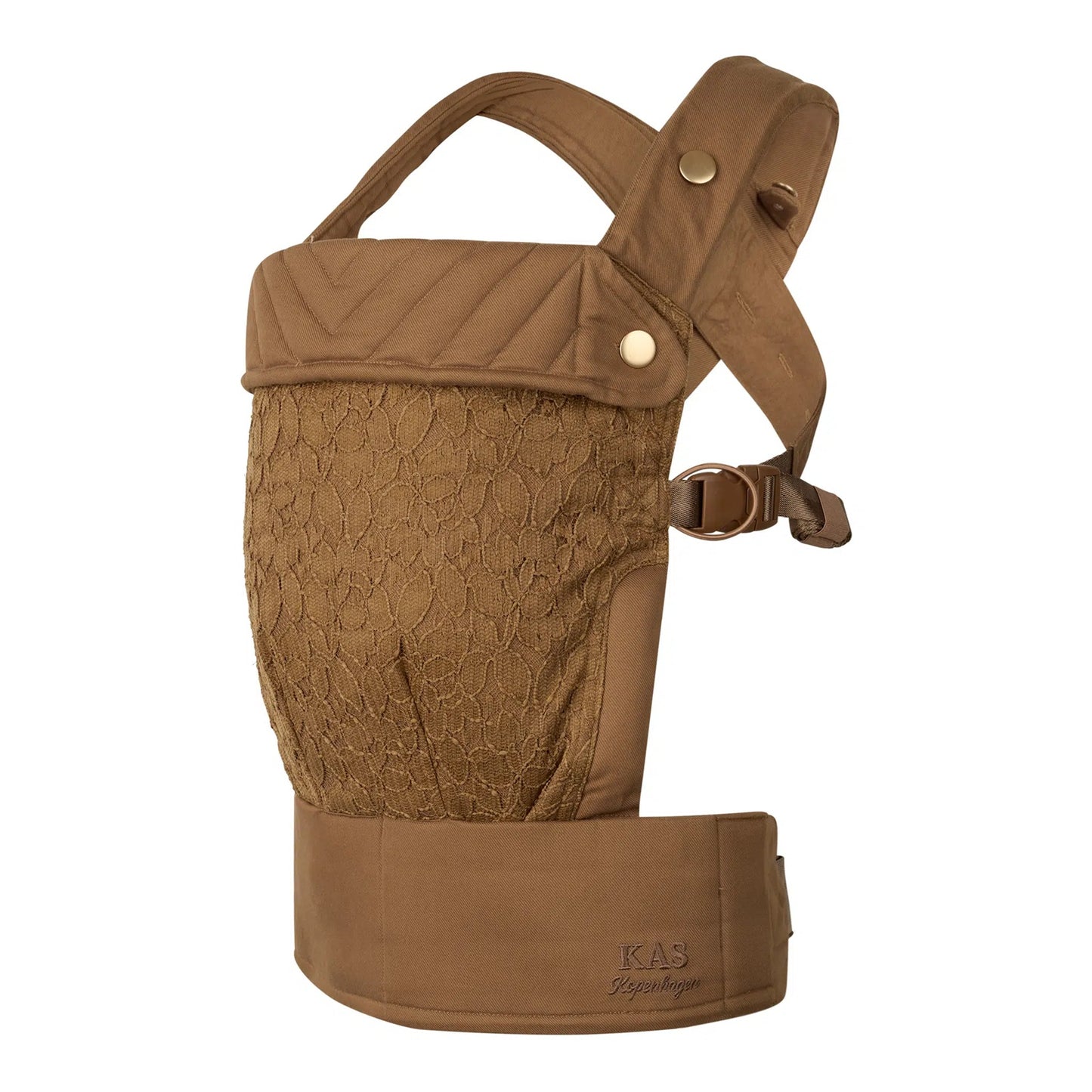 Kas Kopenhagen Mio Baby Carrier - Brown with Lace