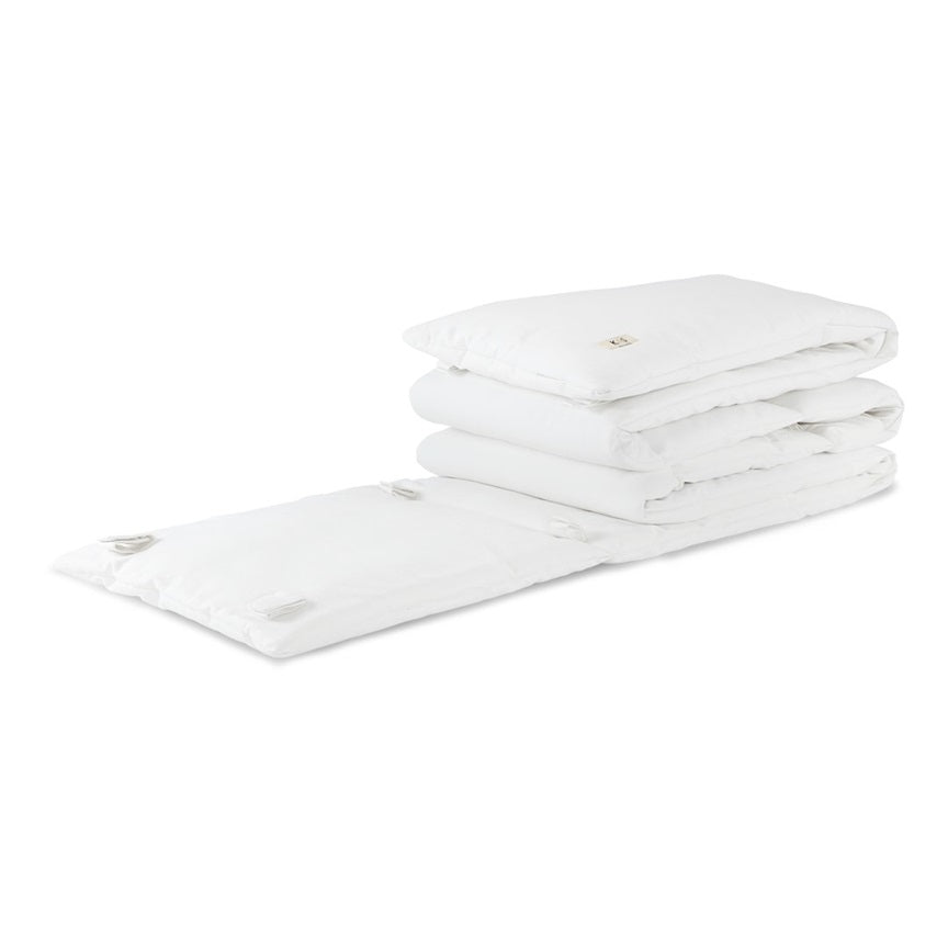 Kas Kopenhagen Kai Cot Bumper - White
