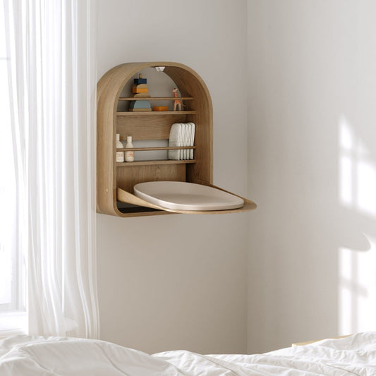 Kas Kopenhagen Kai Wall Changing Table - Natural Oil