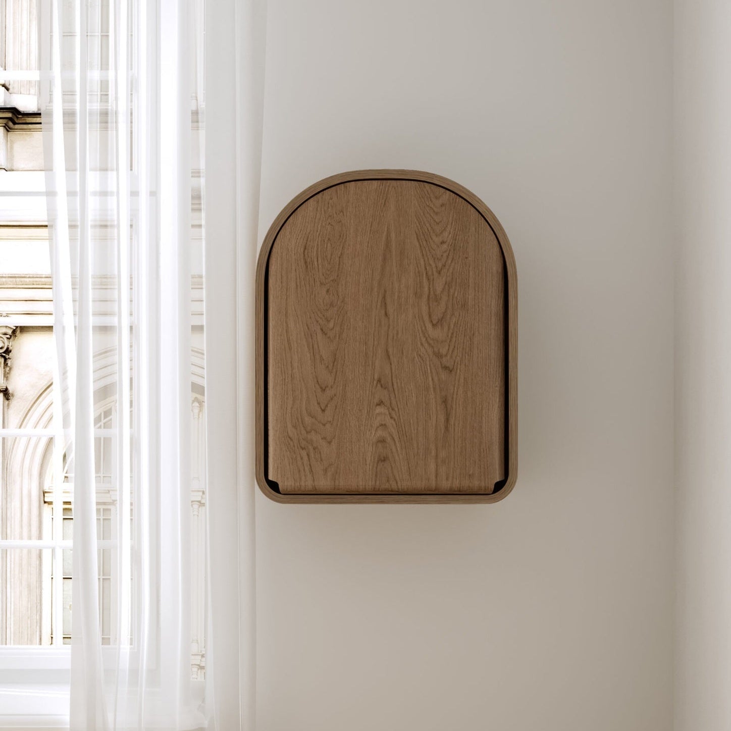 Kas Kopenhagen Kai Wall Changing Table - Smoked Oak
