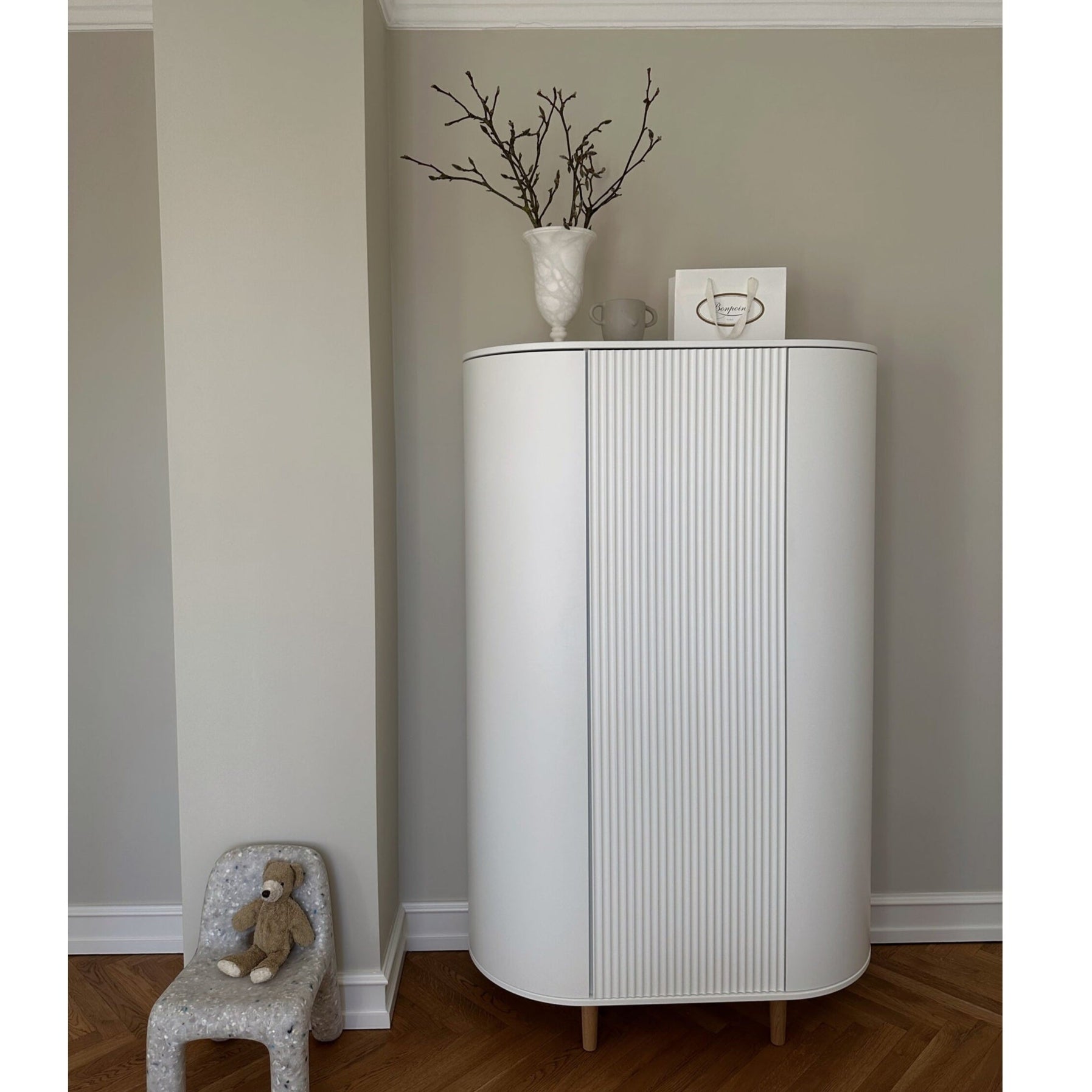 Kas Kopenhagen Kai Wardrobe - Cream Oak