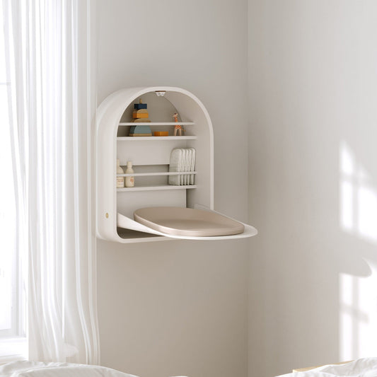 Kas Kopenhagen Kai Wall Changing Table - White