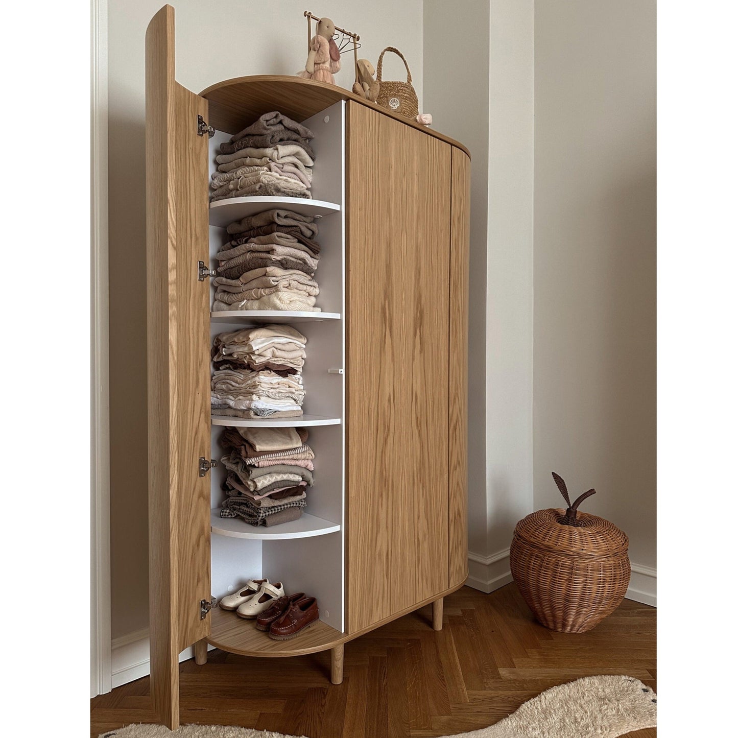 Kas Kopenhagen Kai Wardrobe - Natural Oak