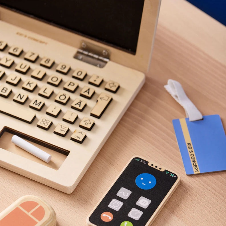Kid's Concept Wooden Computer Play Set