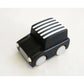 Kiko & GG Kuruma Classic Wooden Wind Up Car - Black/Stripes