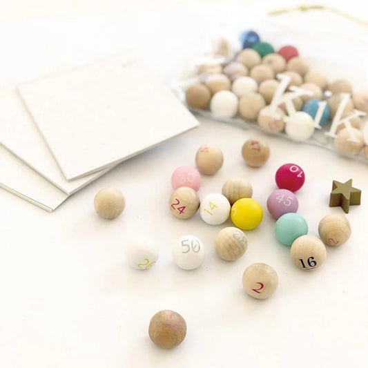 Kiko & GG Gatcha Gatcha Wooden Bingo Game - Beads & Cards