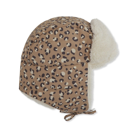 Konges Slojd Nohr Snow Hat - Leopard Brown