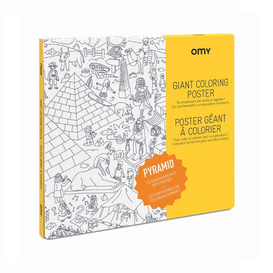 Omy Giant Colouring Poster - Pyramid
