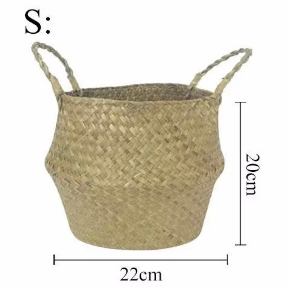 Bellybambino Fox Seagrass Basket - Small