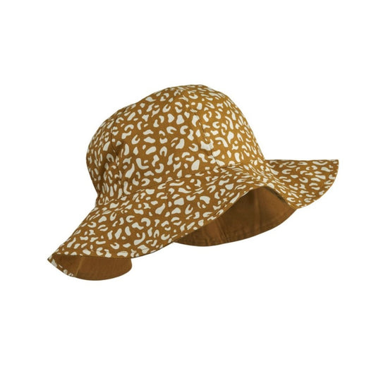 Liewood Reversible Amelia Sun Hat - Mini Leo Golden Caramel