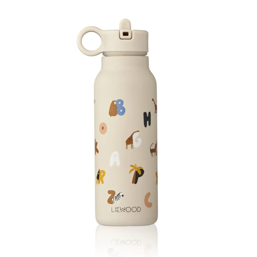 Liewood Falk Water Bottle 350ml - Alphabet/Sandy