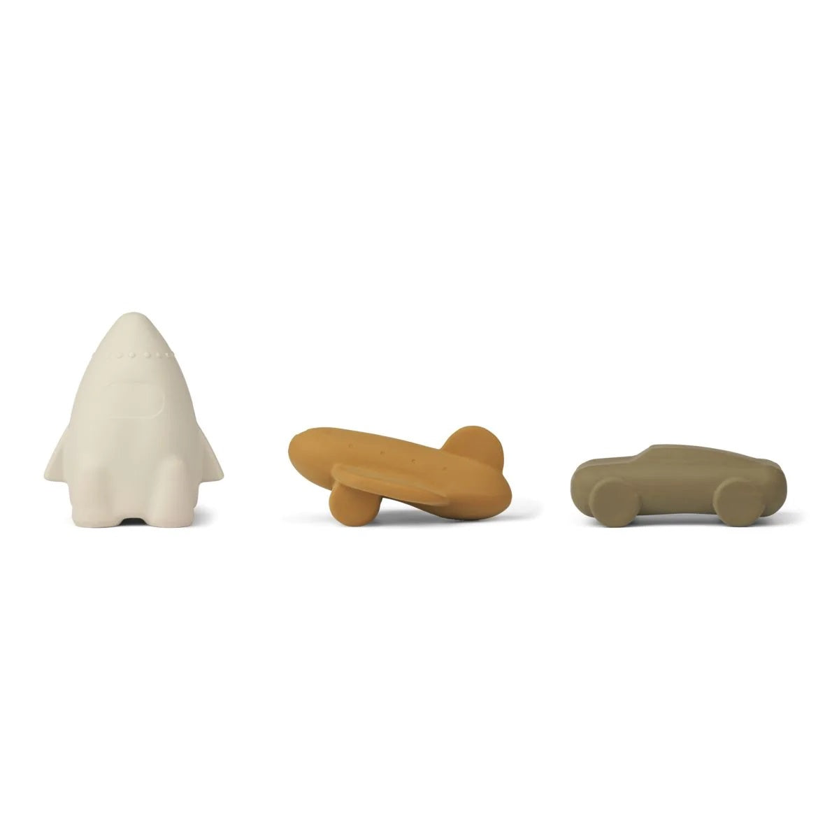 Liewood Jacob Natural Rubber Bath Toys - 3 Pack (2 Colours Available)