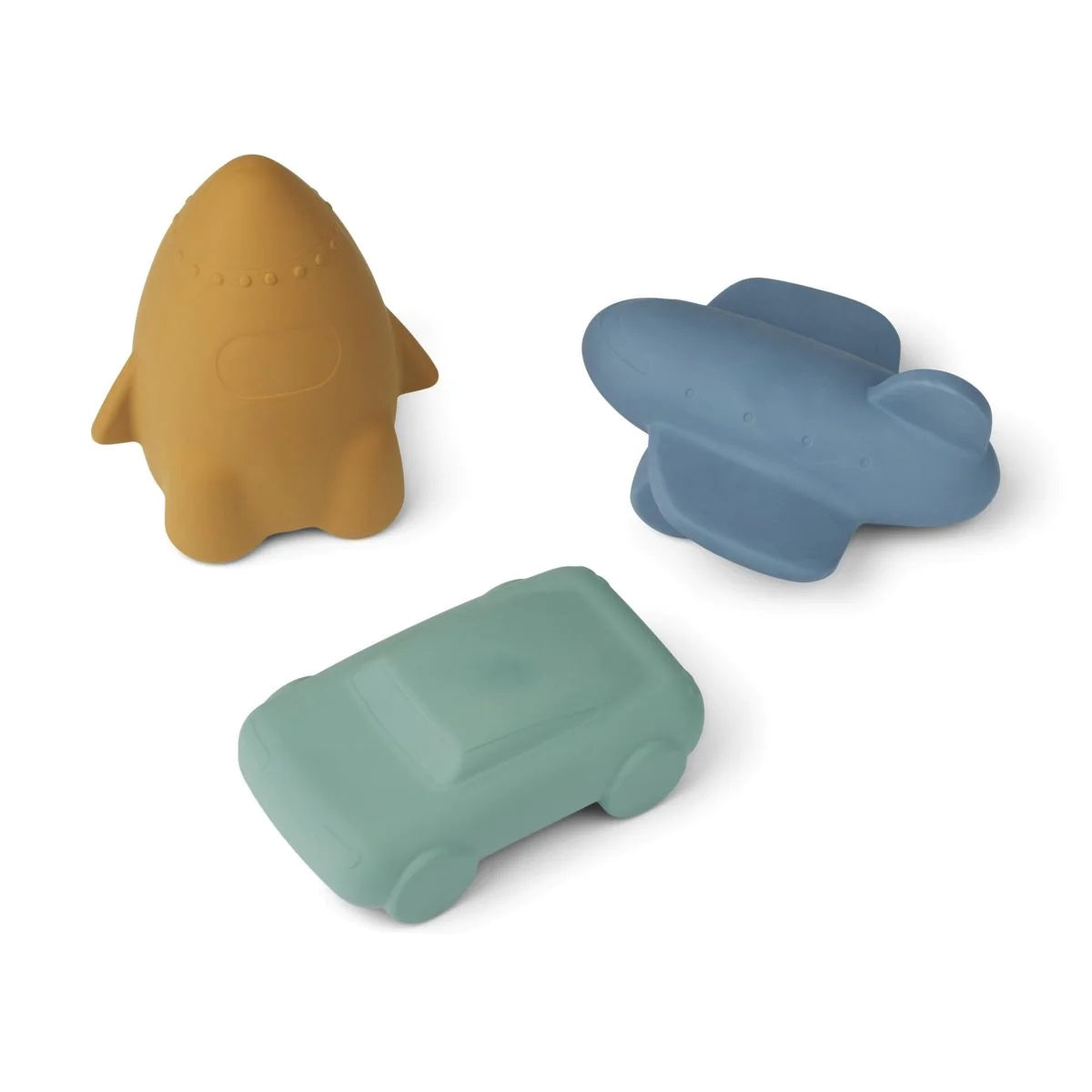 Liewood Jacob Natural Rubber Bath Toys - 3 Pack (2 Colours Available)