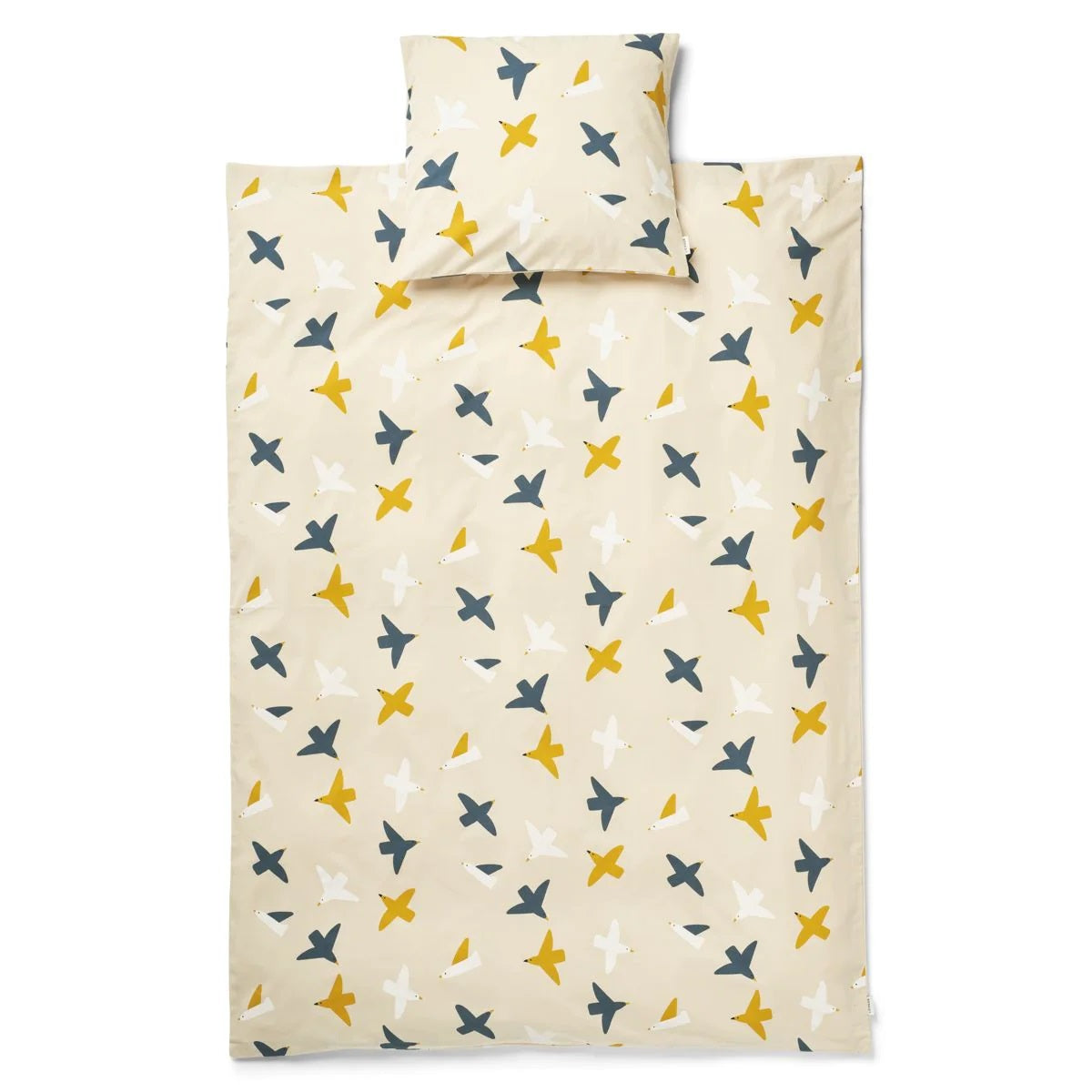 Liewood Carl Children's Bedding Set (140 x 200cm) - Birds/Sea Shell