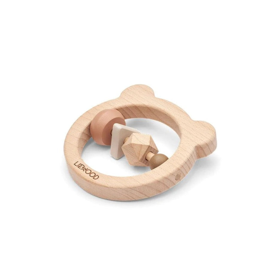 Liewood Avada Wooden Rattle (2 Colours Available)